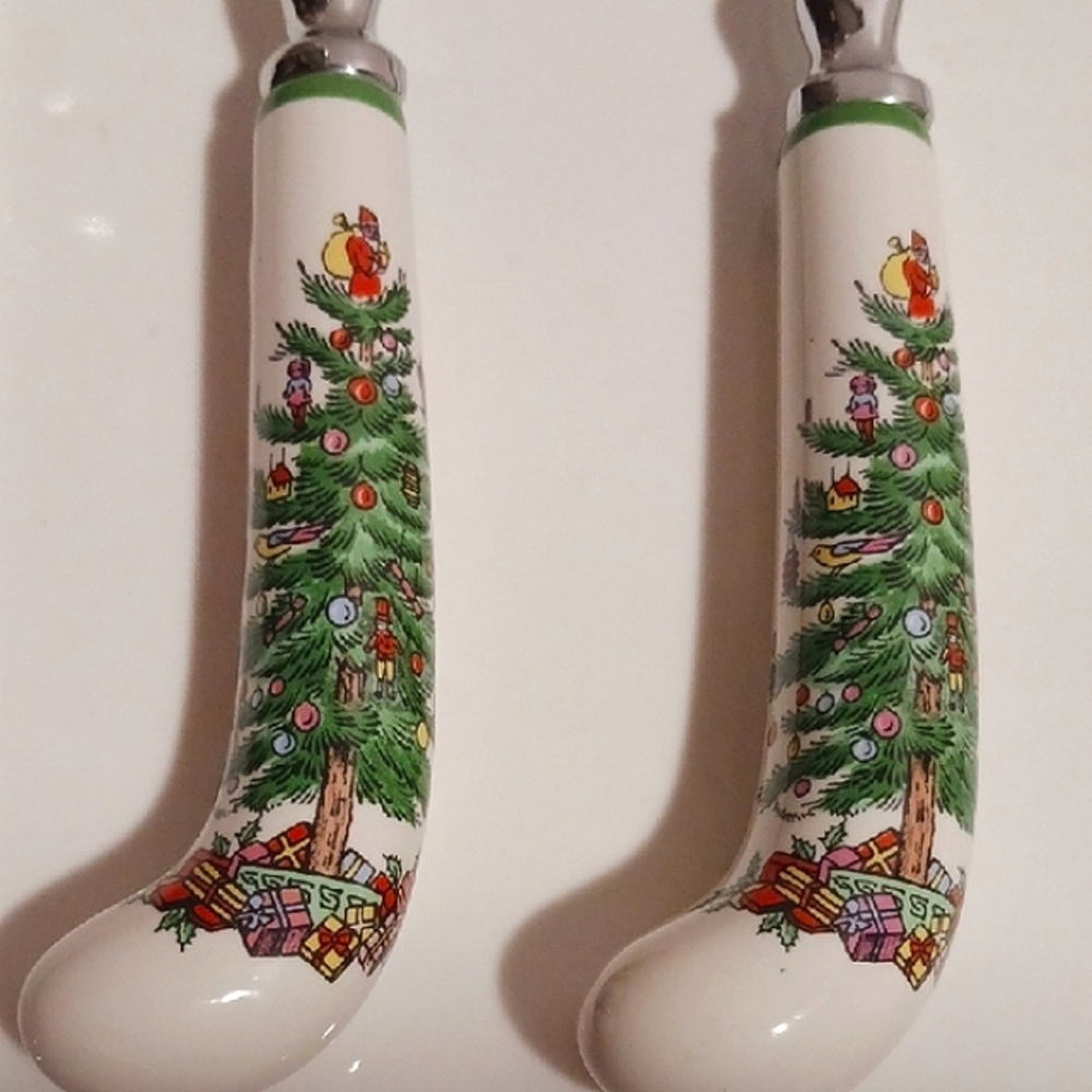 Stunning! Spode Holiday Tree Design Serving Set 🎄⚜️🎄⚜️🎄 - Picture 4 of 8